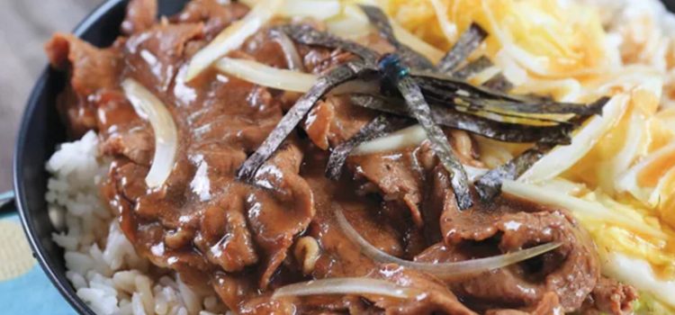 Nasi Tabur Daging Sukiyaki Nasi Tabur Daging Sukiyaki